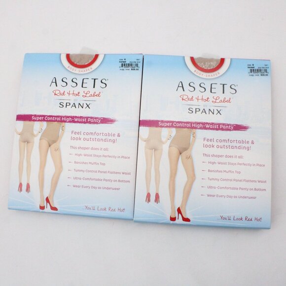 Spanx Assets Red Hot Label Super Control High Waist Panty Brief Size 6 NWT Lot - Picture 2 of 7